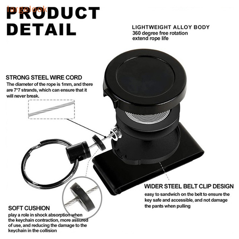 Móc Chìa Khóa Có Thể Thu Gọn Tiện Dụng