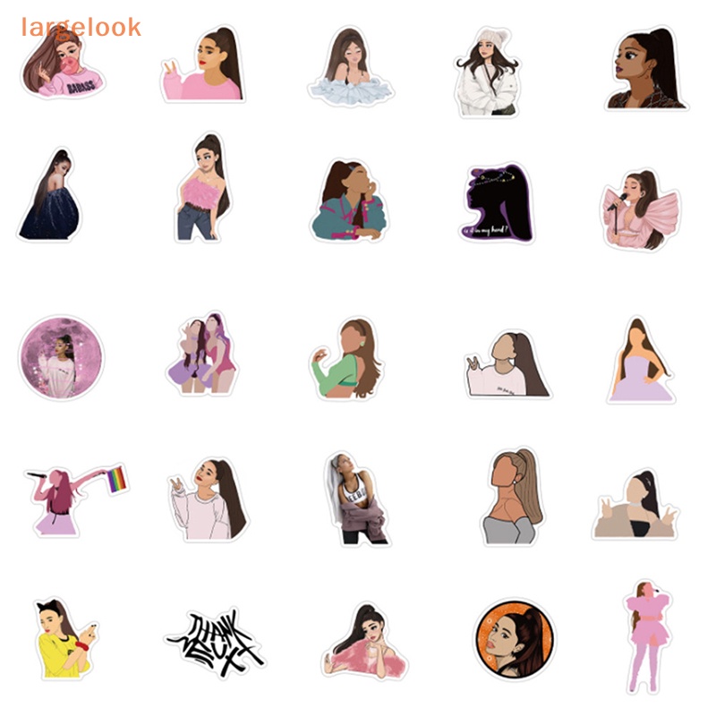 Set 50 Miếng Dán Chống Thấm Nước Họa Tiết Graffiti Trang Trí Vali / Guitar