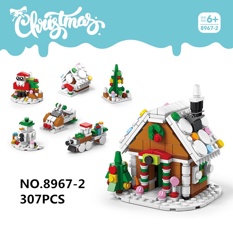 Gorock DIY Khối Xây Dựng Giáng Sinh Đáng Yêu DIY Wonderland Với Kawaii Cho Trẻ Em!