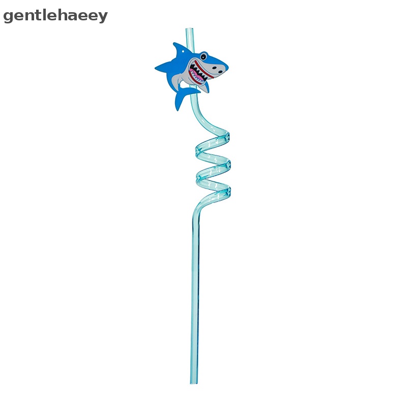 Ống Hút Nhựa PVC Cong Hình Động Vật Hoạt Hình Sáng Tạo Có Thể Tái Sử Dụng