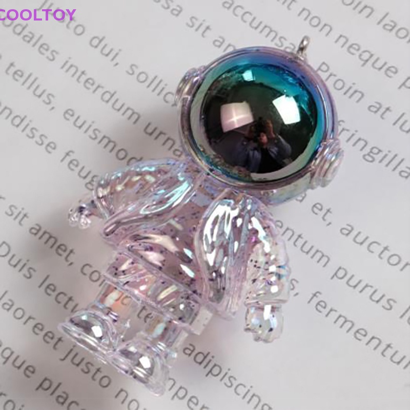 1 Móc Khóa Hình Phi Hành Gia Hoạt Hình Lấp Lánh Nhiều Màu Sắc Dành Cho Nam Và Nữ