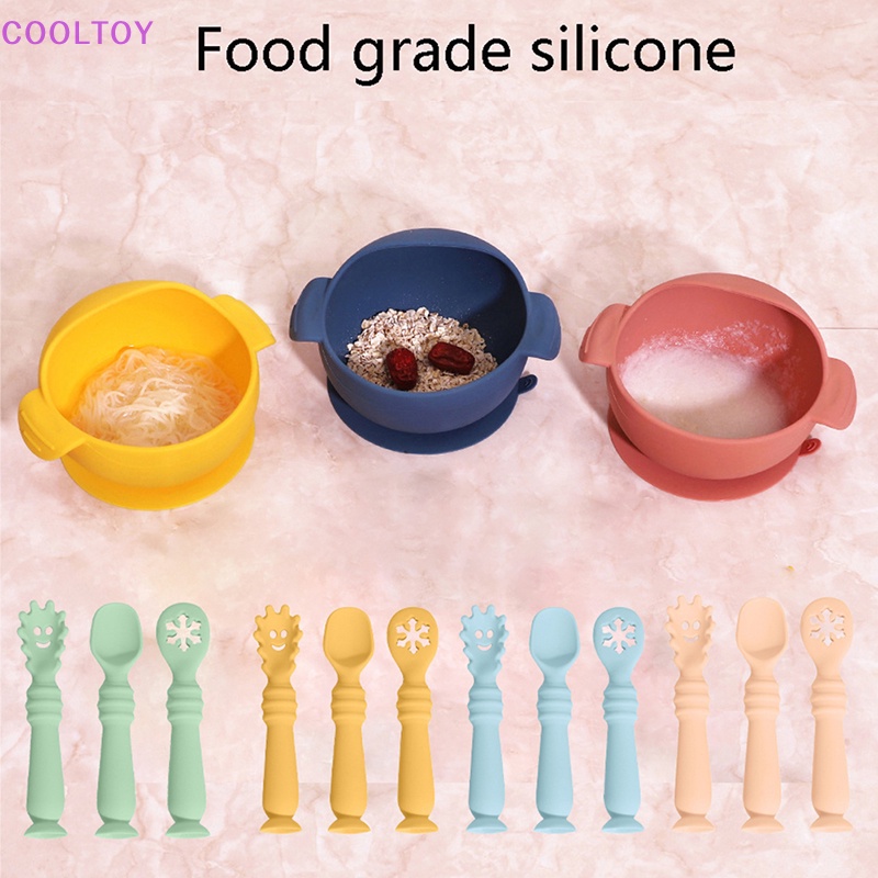 Cooltoy Bộ 3 Muỗng Tập Ăn Dặm Cho Bé Dễ Thương