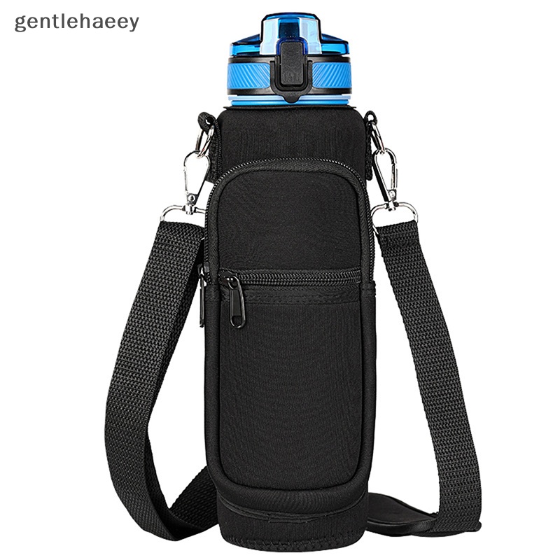 Bình Nước Thể Thao Gent Có Tay Áo Và Ống Hút Với Dây Đeo Chống Rò Rỉ Pro EN