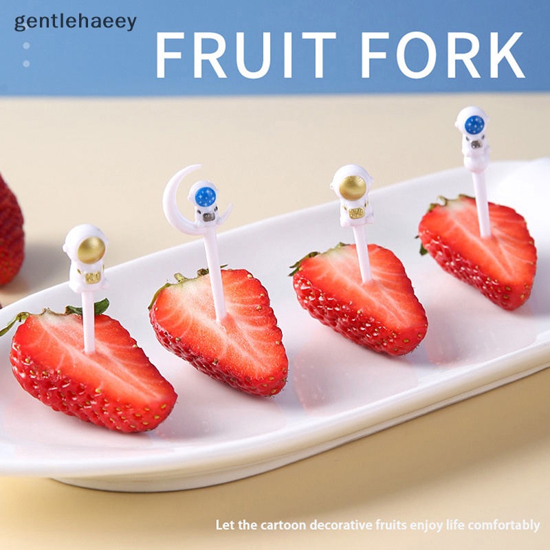 Nĩa Ăn Trái Cây Tráng Miệng Hình Động Vật Hoạt Hình Mini Cho Trẻ Em