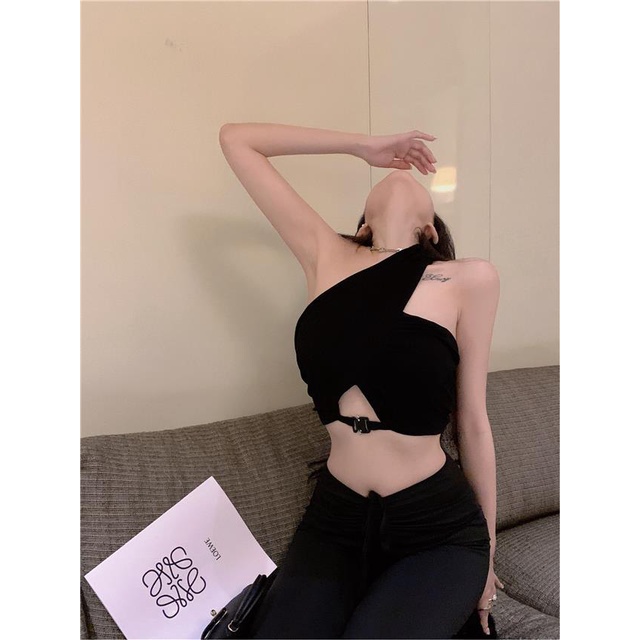 COZOK Áo Sát Nách Màu Trơn Thời Trang Gợi Cảm