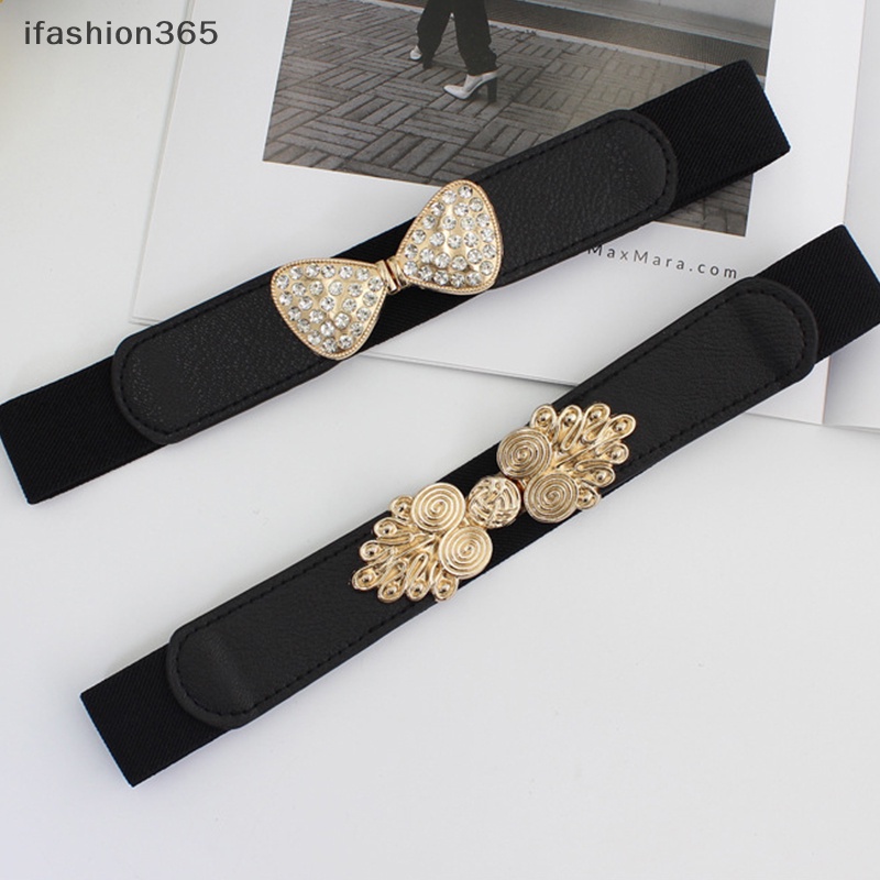 Thắt Lưng Co Giãn Có Khóa Cài Thời Trang Cho Nữ ifashion365