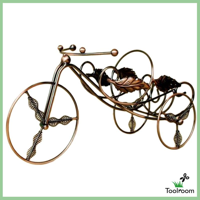 1 Giá Đỡ Hình Xe Đạp Ba Bánh Bằng Sắt Trang Trí Bàn Ăn