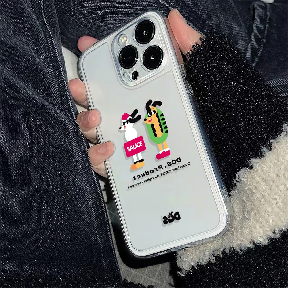 ✅Ốp Điện Thoại Mềm Chống Sốc In Hình Cún Hoạt Hình Cho iPhone 14pro 6In 13 78iPhone12 max11plus