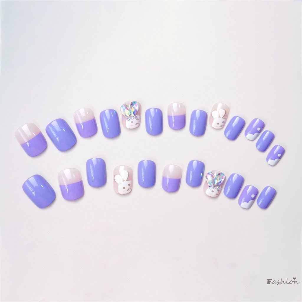 Móng Tay Giả Hình Thỏ Xinh Xắn Cho Nữ