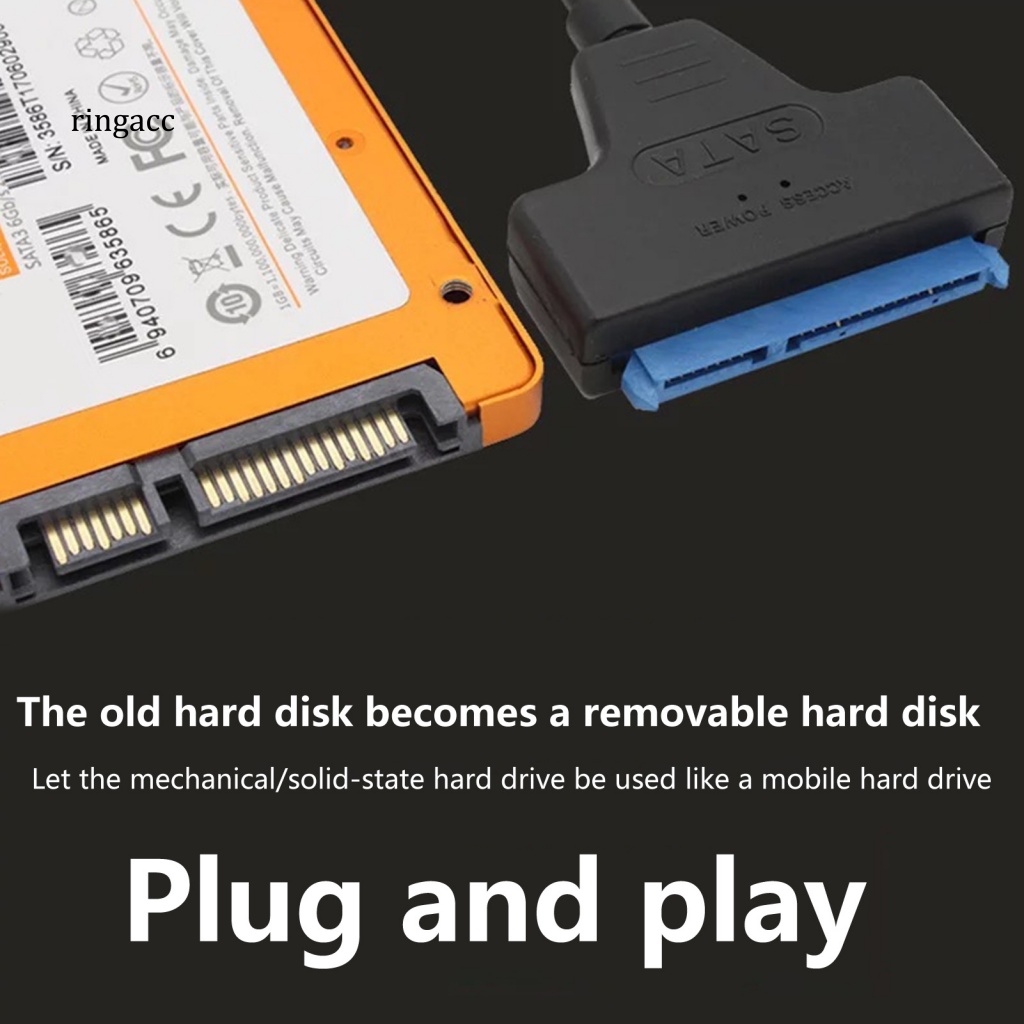 Dây Cáp Ổ Cứng SSD 2.5 Inch Chuyển Đổi Cổng Usb 3.1 Type-C Sang SATA 22pin Tốc Độ Cao