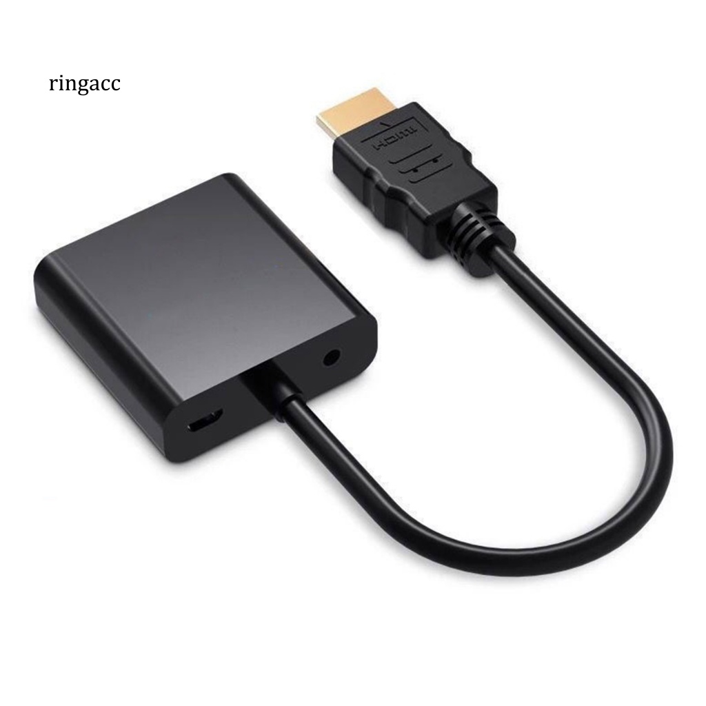 Giắc Chuyển Đổi 3.5mm Sang Cổng Micro USB Mạ Vàng 1080P HDMI Cho Máy Tính