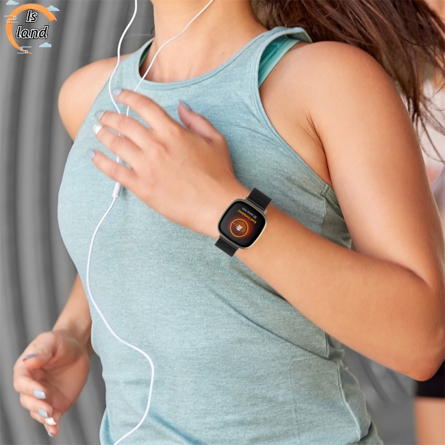 Dây Đeo Thay Thế Bằng Thép Không Gỉ Có Thể Điều Chỉnh Cho Fitbit Vers4 / Fitbit Versa3