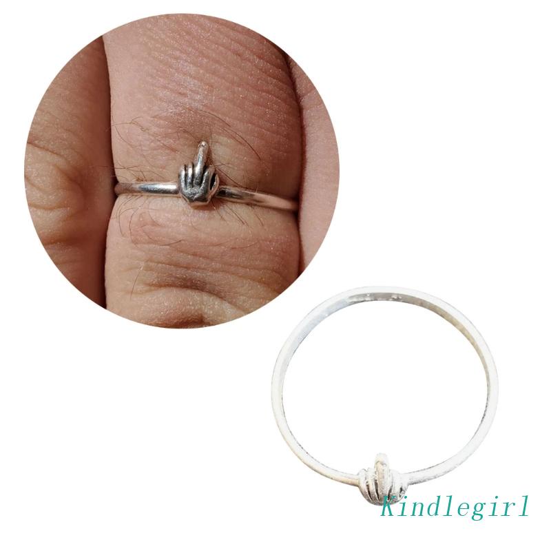 Nhẫn Đeo Ngón Giữa Thiết Kế Vui Nhộn Phong Cách Retro