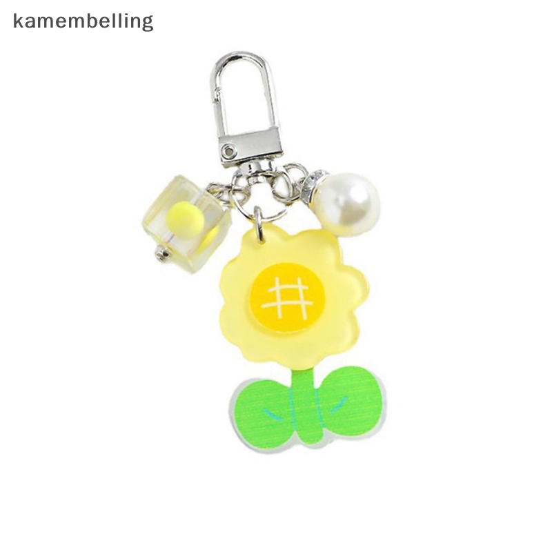 Móc Khóa Hình Hoa Hướng Dương Nhiều Màu Dễ Thương