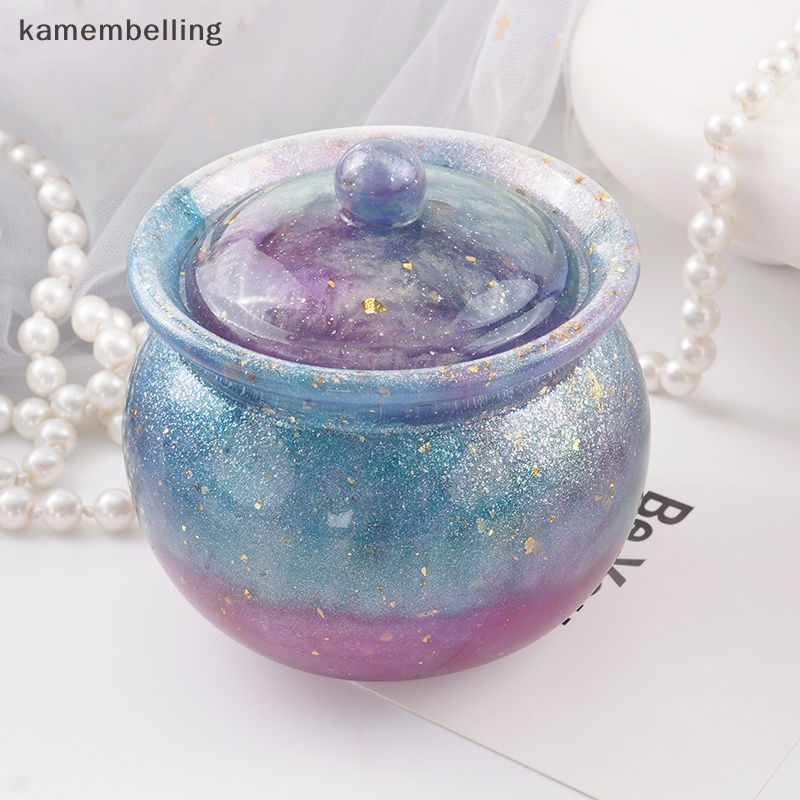 Khuôn Silicone Làm Lọ Thủ Công Mini Có Nắp Đậy DIY