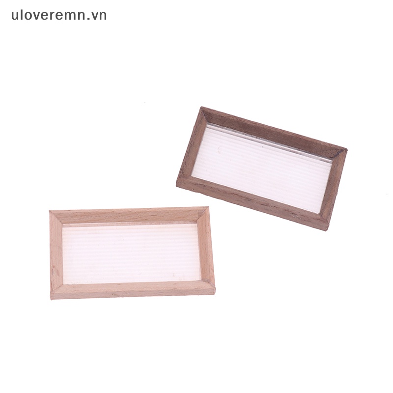 Uloveremn 1 Mô Hình Đồ Nội Thất mini Bằng acrylic Cho Nhà Búp Bê