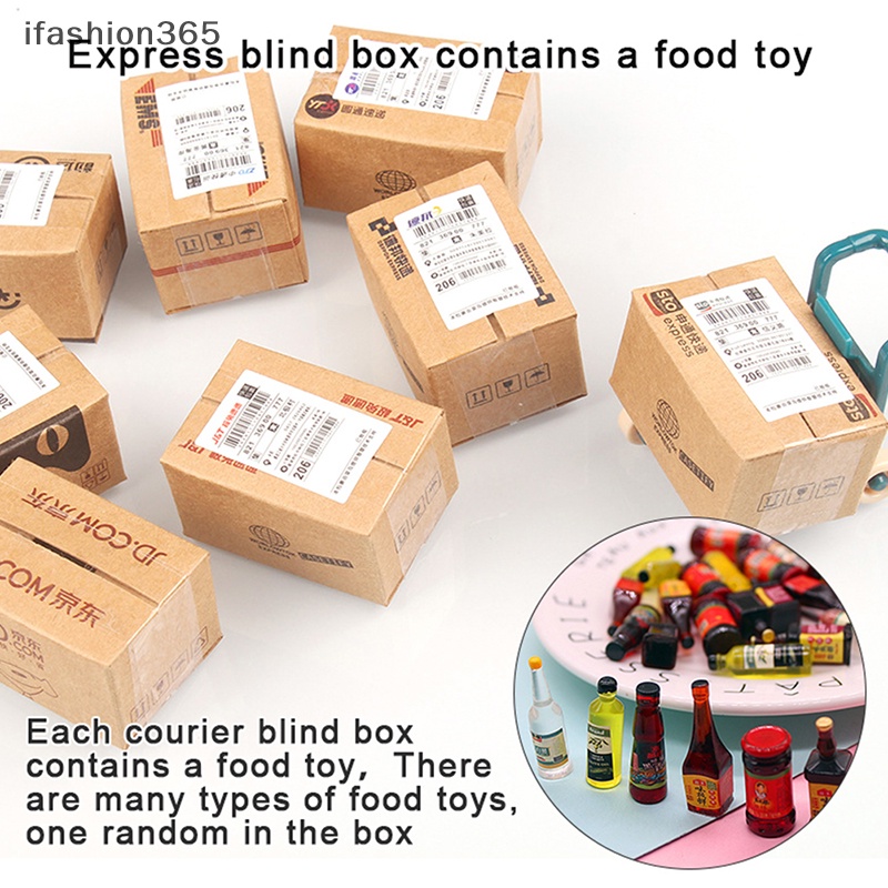 Hộp Kim Tuyến 1 Hộp Đồ Ăn Tỉ Lệ 1: 12 Trang Trí Nhà Búp Bê 1Box