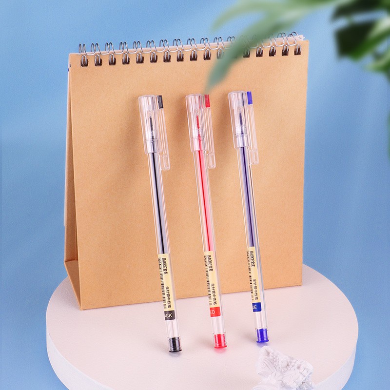 HỘP 12 cây bút gel ngòi nhỏ 0.35mm BAOKE | PC3898