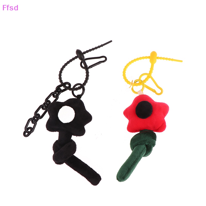 {Ffsd} Móc Khóa Hình Bông Hoa Xoắn Nhỏ Mềm Mại Màu Đen Tươi Tắn Sáng Tạo Cho Nữ * Bán Chạy