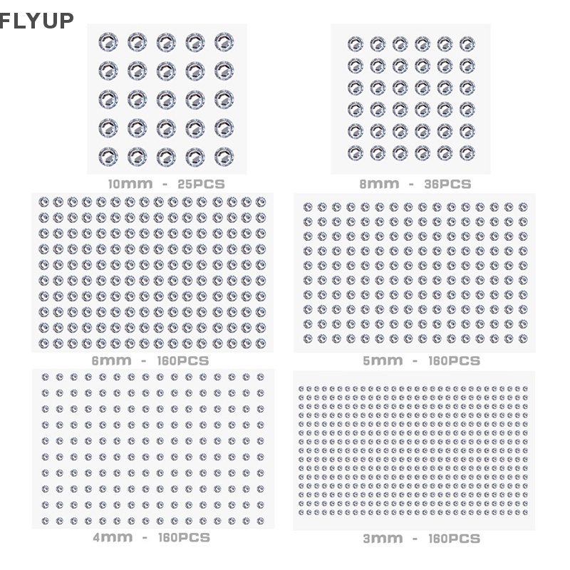 Miếng Dán Trang Trí Mặt / Tóc / Cơ Thể Đính Đá Pha Lê Độc Đáo Trang Trí Nhà Cửa