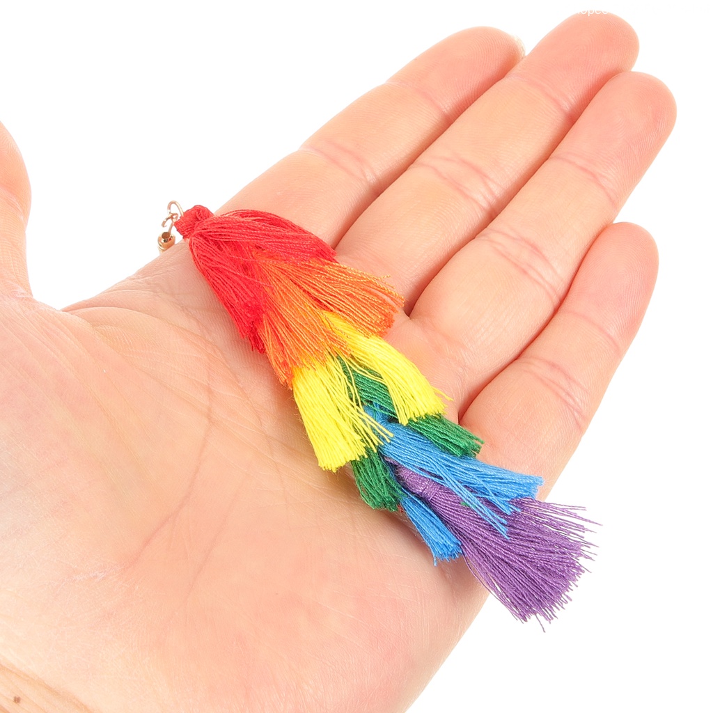 Bông Tai Hình Cầu Vồng Phong Cách Punk Cá Tính