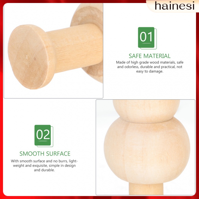 Set 10 Mô Hình Nấm Gỗ Không Sơn Độc Đáo Cho Bé