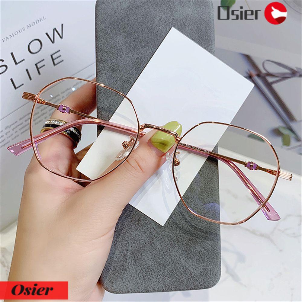 Mắt Kính Chống Bức Xạ Gọng Kim Loại Thay Thế 1 Cái Cho Nam &amp; Nữ