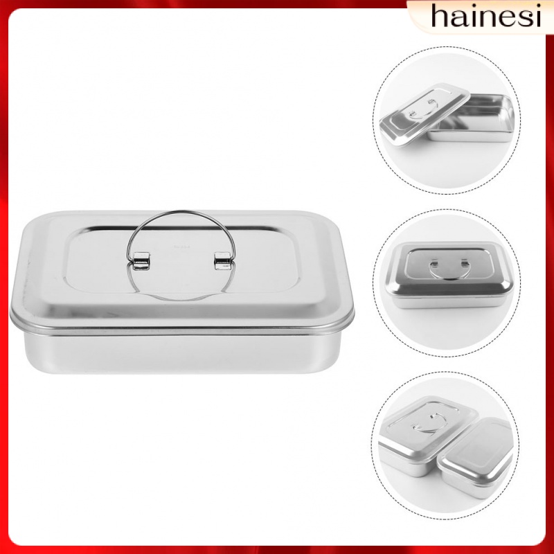 Khay Vuông Bằng Kim Loại Đựng Đồ Khử Trùng Tiện Dụng