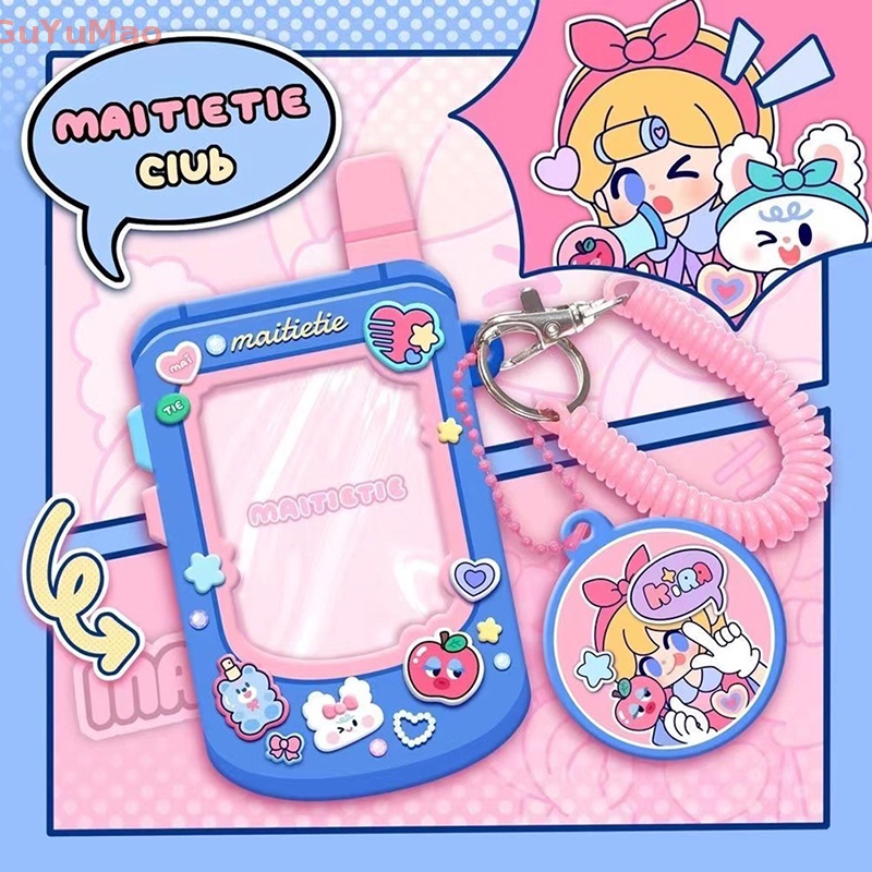 [cxGUYU] Túi Đựng Thẻ Xe Buýt Thẻ Ảnh Kpop Dễ Thương Phong Cách Retro Đáng Yêu Trưng Bày Điện Thoại Quà Tặng PRTA