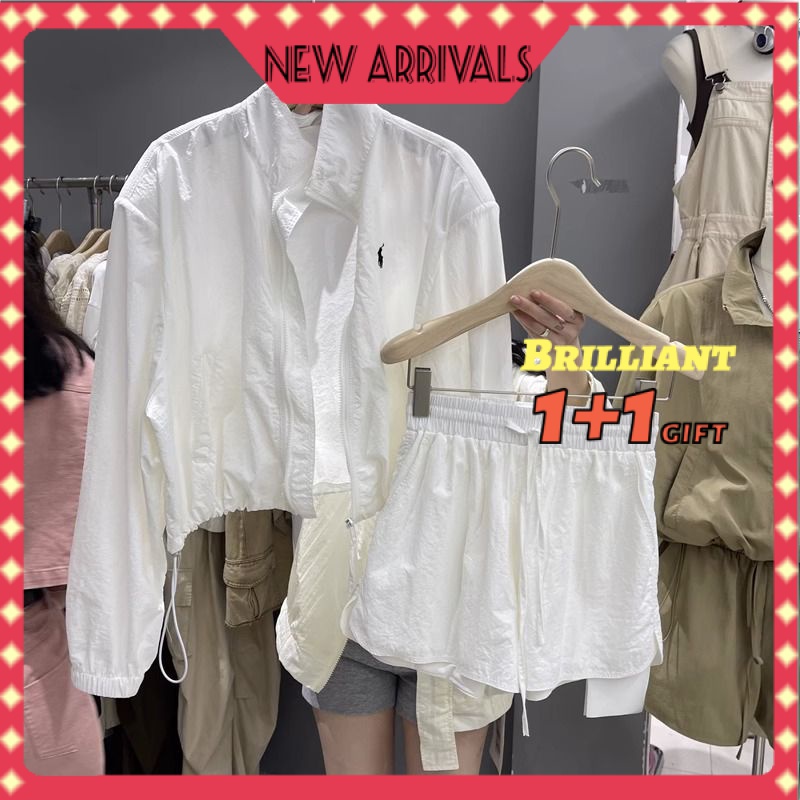Bộ Đồ Thể Thao Áo Khoác Baggy Mỏng Tay Dài Chống Nắng Phong Cách Hàn Quốc Thời Trang Mùa Hè Mới 2023