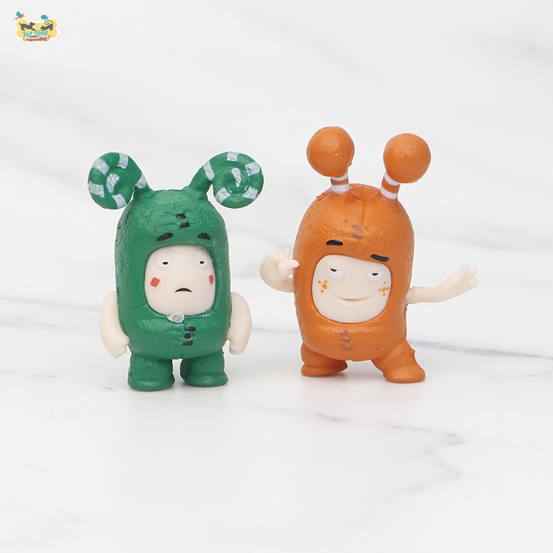 Bộ 7 Mô Hình Nhân Vật Oddbods Hoạt Hình Oddbods Trang Trí Sinh Nhật Cho Bé