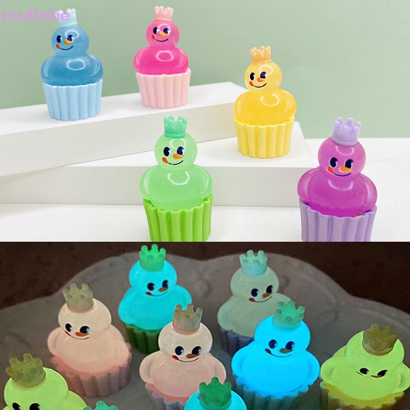 Set 1 / 5 Đồ trang trí Vua Tuyết 3D Dạ Quang Dùng Để Trang Trí