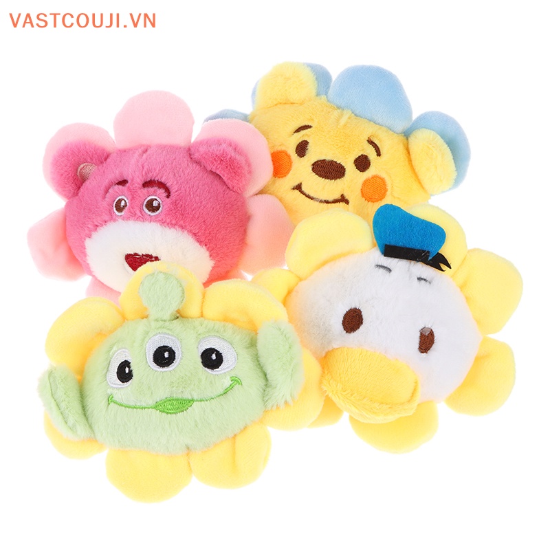 Móc Khóa Hình Đồ chơi nhồi bông Mặt Trời / Gấu / Vịt Đáng Yêu
