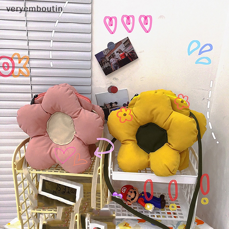 Túi Đeo Chéo Vai Hình Hoa Hướng Dương Dễ Thương Thời Trang Dành Cho Bạn Gái n