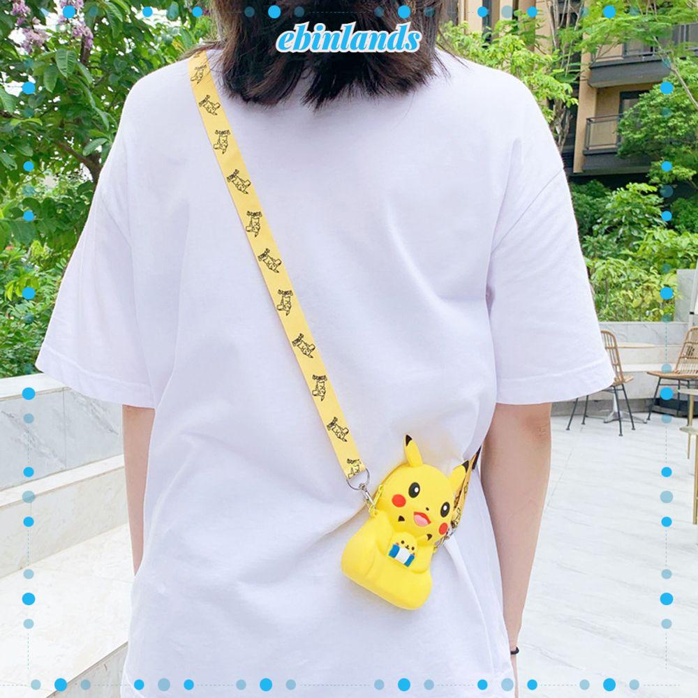 EBINLANDS Ví Đựng Tiền Xu Họa Tiết Hoạt Hình Đáng Yêu Thời Trang Cho Bé