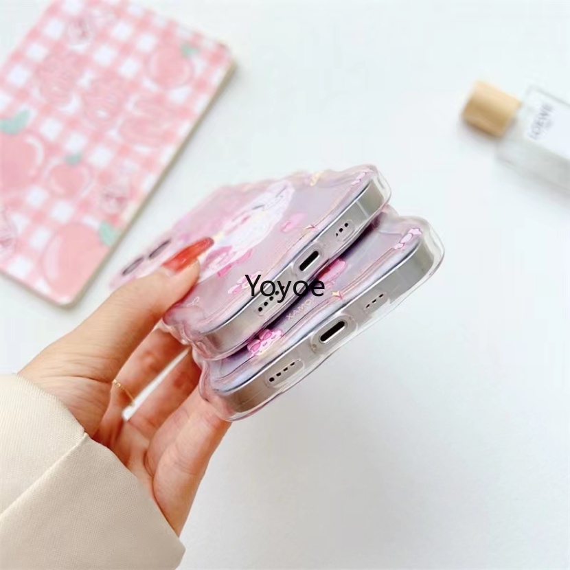 Ốp Điện Thoại Silicon Mềm Họa Tiết Sanrio Dễ Thương Cho iPhone 14 Pro Max 11 12 13 Pro SE X XR XS Max 7 8 Plus