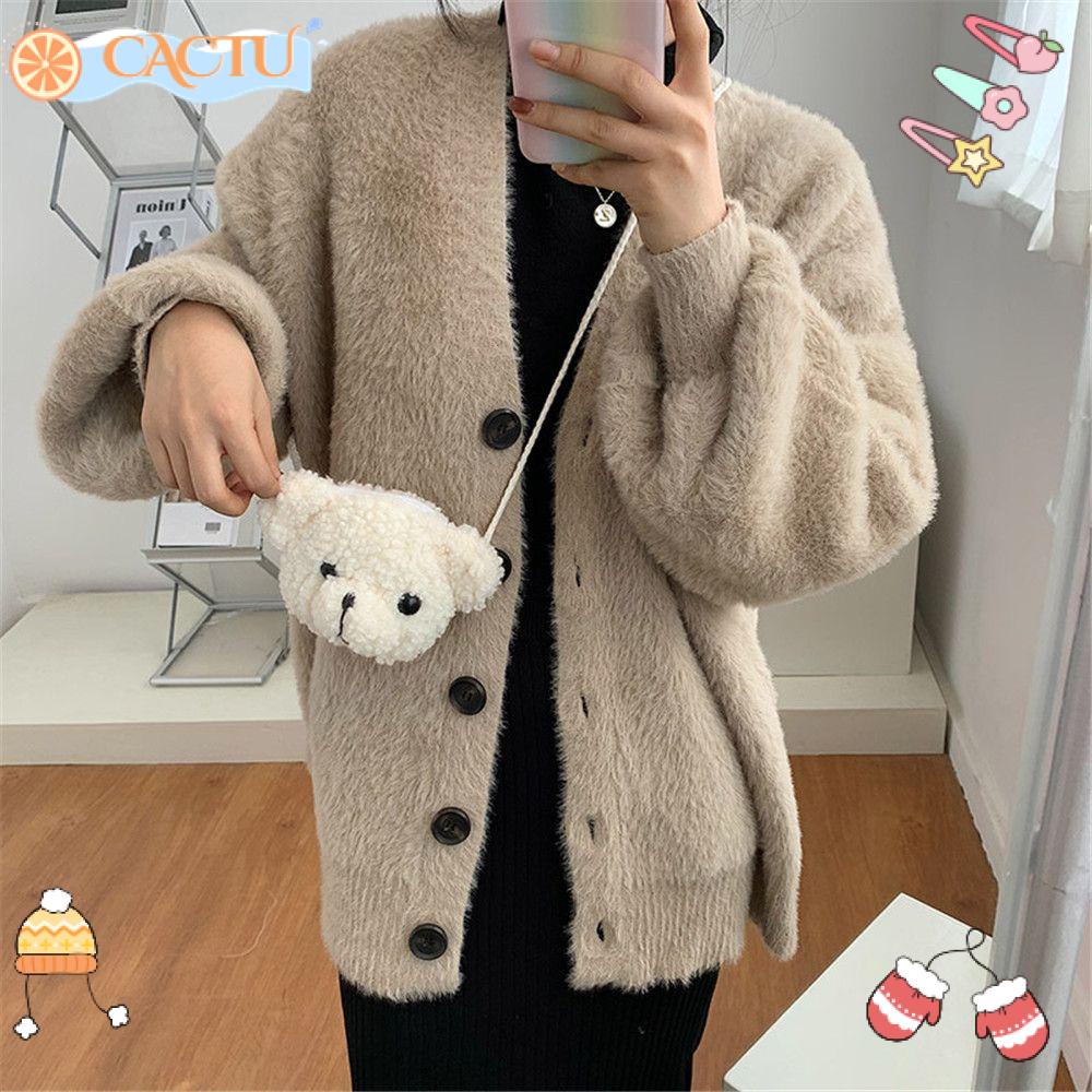 Túi Đeo Chéo Vải Lông Xinh Xắn Hợp Thời Trang Cho Bạn Gái