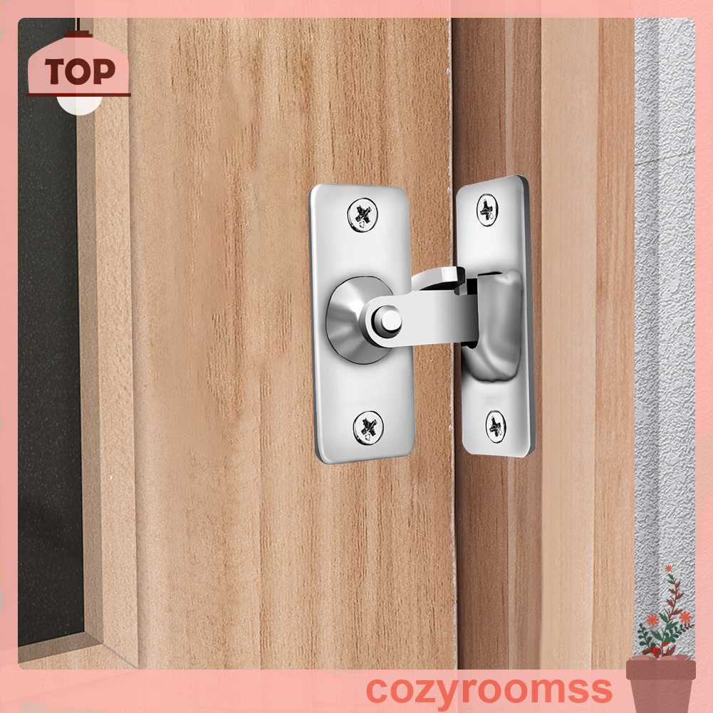 Chốt Khóa Cửa Trượt Góc 90 Độ Bằng Thép Không Gỉ