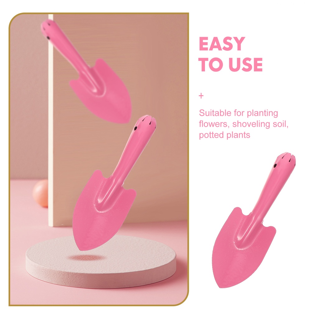 Bộ 4 Dụng Cụ Xẻng Xúc Đất Bằng Kim Loại Tiện Dụng Cho Bé