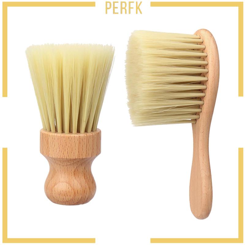 Cọ Cổ Bằng Gỗ Nylon Mềm Mại Chuyên Dụng Cho Salon Làm Đẹp