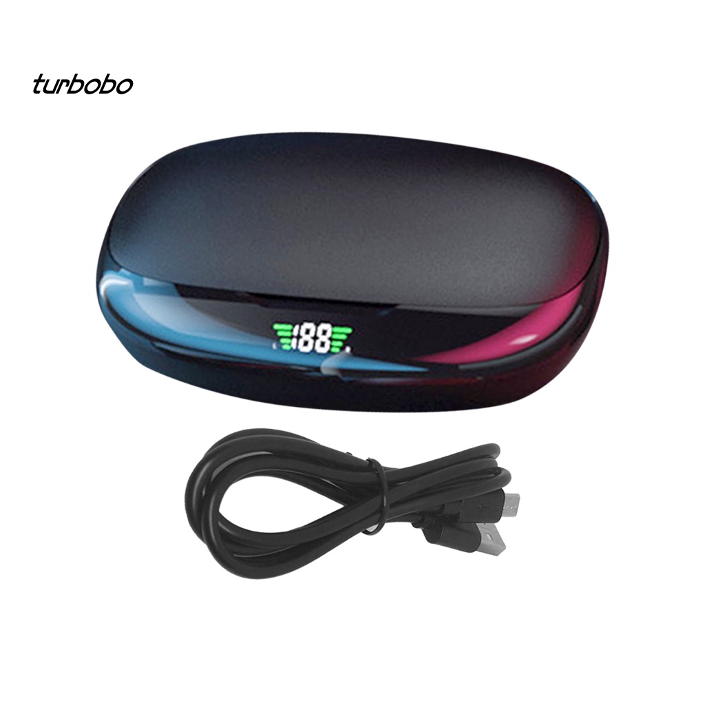 Tai nghe không dây turbobo Móc Vành Tai Hiển Thị LED Chống Thấm Nước Mới Lạ