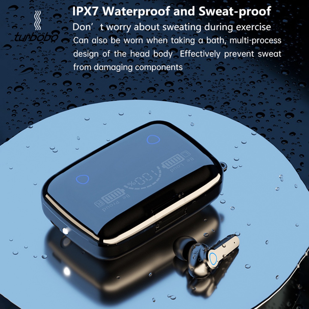 Tai Nghe Nhét Trong Không Dây Bluetooth 5.1 Điều Khiển Cảm Ứng Độ Trung Thực Cao M19 Có Đèn LED