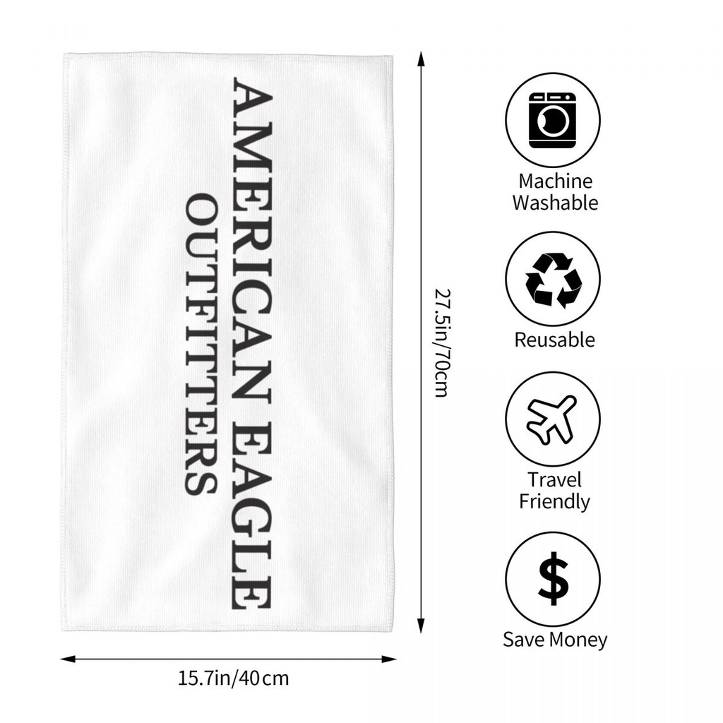 American Eagle Outfitters (1) Khăn thấm hút thân thiện với da Khăn vuông Khăn mặt thể thao ngoài trờ