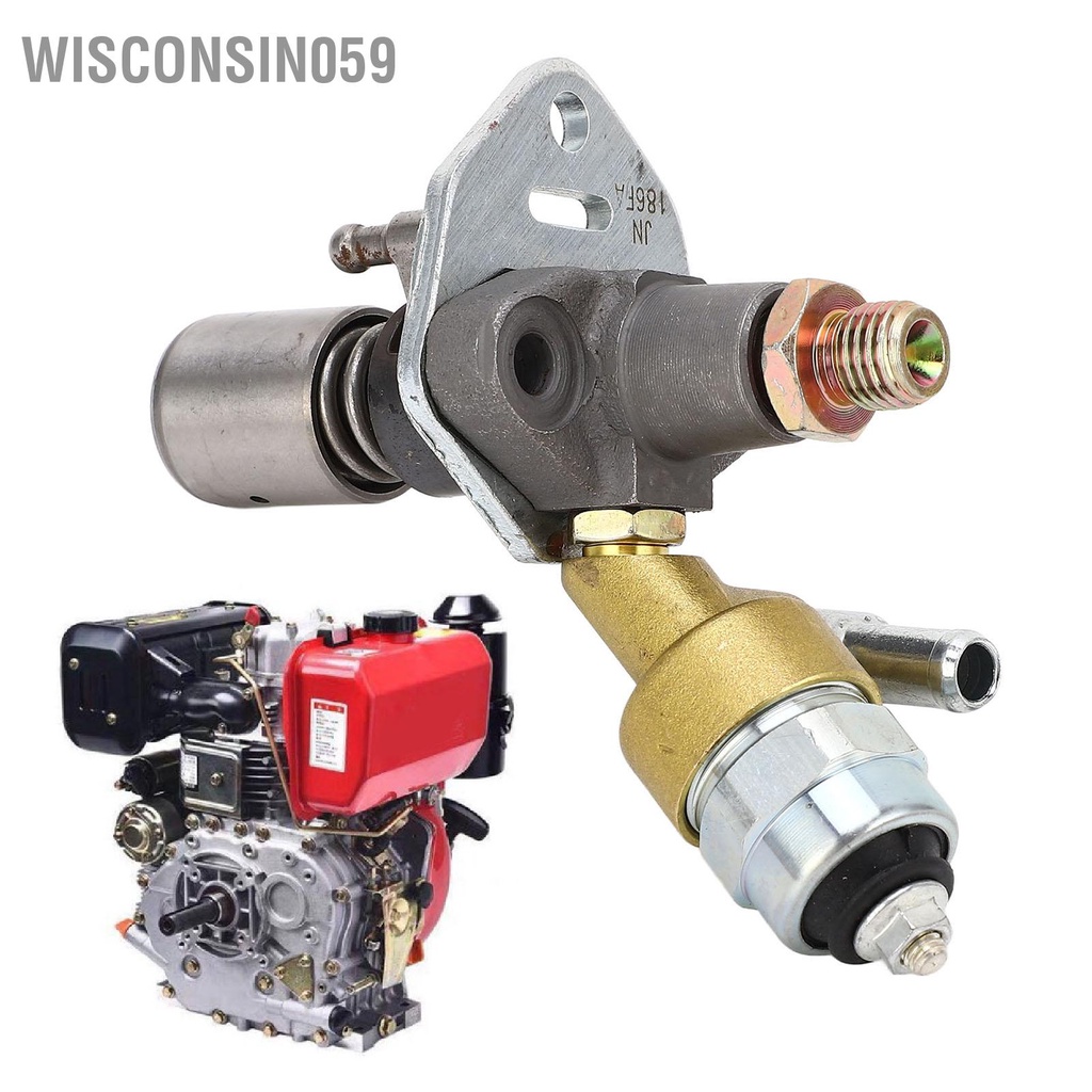 Wisconsin059 Bơm phun nhiên liệu động cơ máy phát điện Diesel có van từ KDE6700T Thay thế cho 186FA