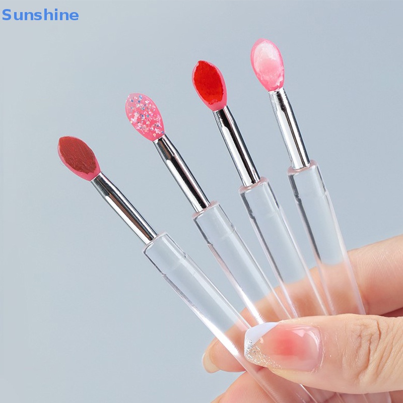 1 Cọ Đắp Mặt Nạ Môi Bằng Silicon Có Giác Hút Chống Bụi