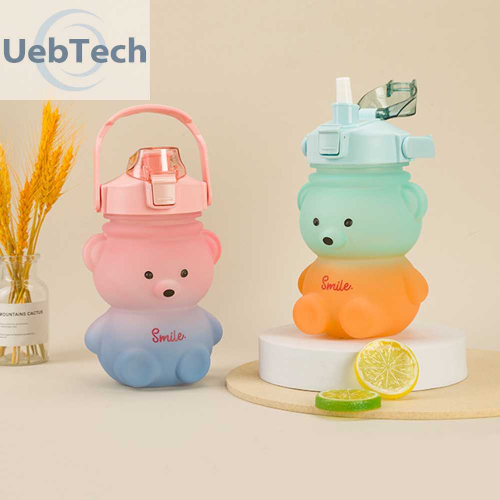 Bình Nước Thể Thao 1300ML + 350ML Hình Gấu Dễ Thương