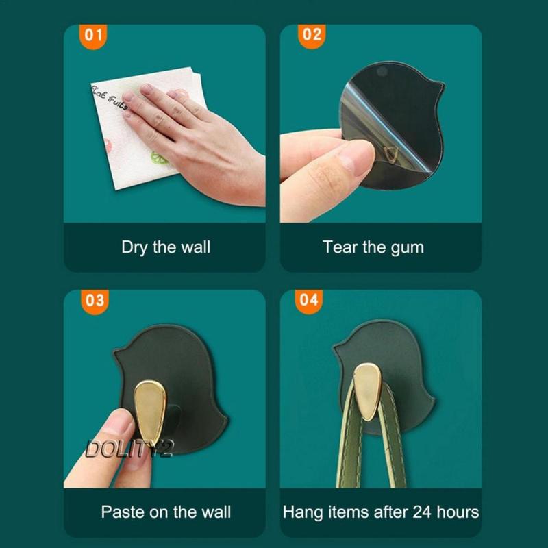 Set 2 / 4 Móc Treo Đồ Gắn Tường Đa Năng