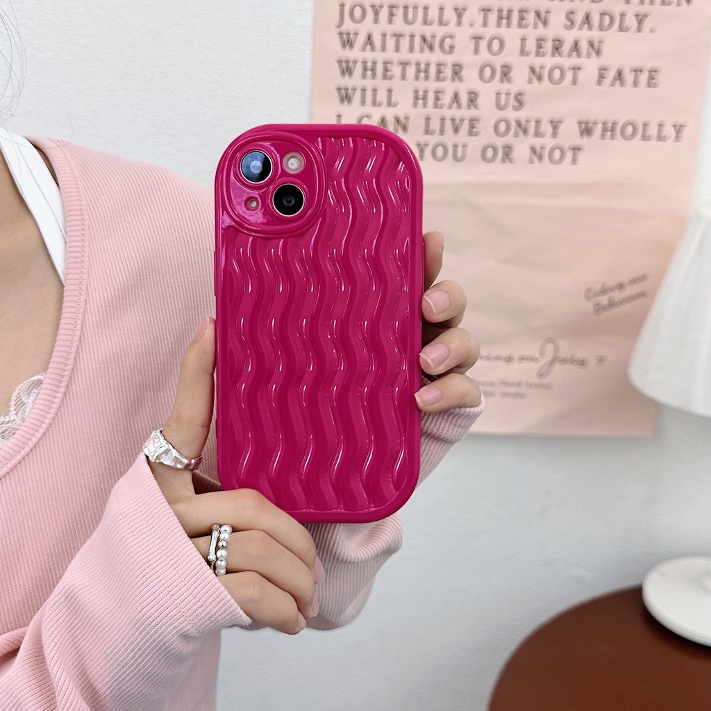 Ốp Điện Thoại TPU Silicon Mềm Chống Sốc Màu Trơn Bảo Vệ Ống Kính Máy Ảnh Cho iPhone 13 12 11 Pro Max 14 Plus