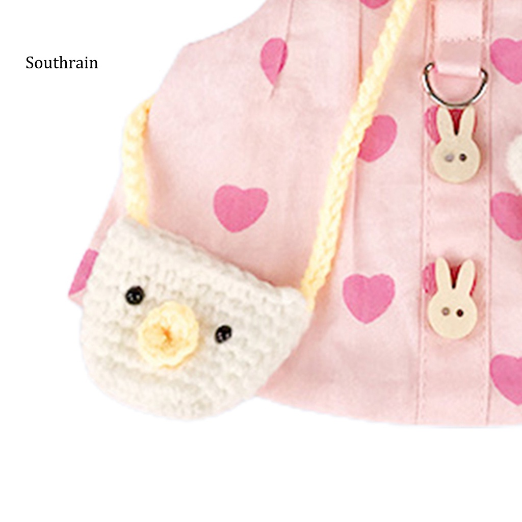 Đầm Cotton In Họa Tiết Trái Tim Đáng Yêu Cho Thú Cưng