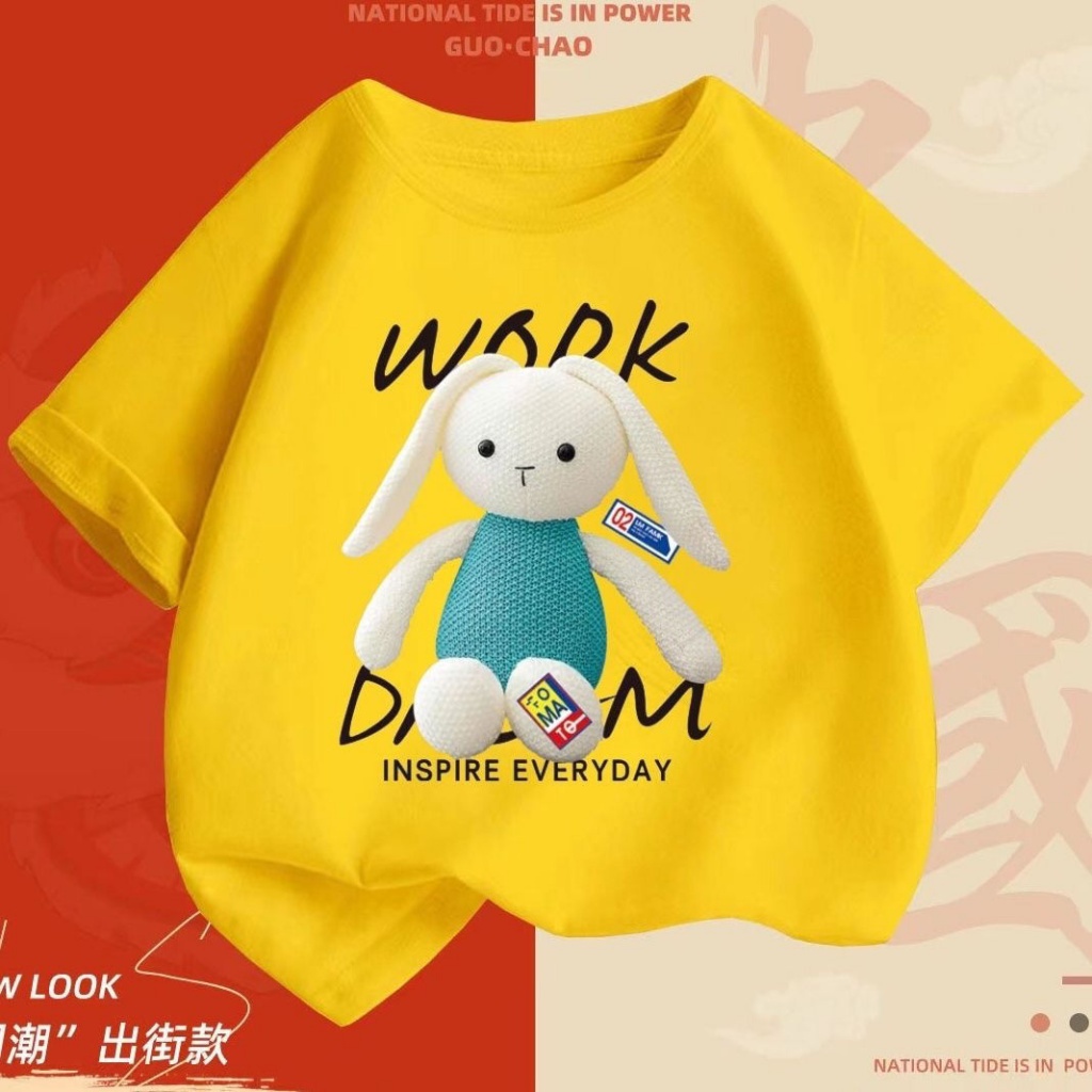 Áo Thun 100% Cotton Tay Ngắn Phong Cách Thời Trang Mới Mùa Hè 2023